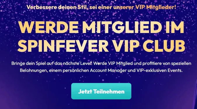 SpinFever VIP Programm SpinFever VIP Programm